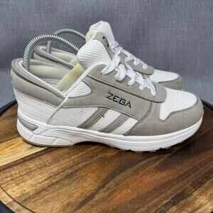 Zeba Women's White and Gray Sneakers